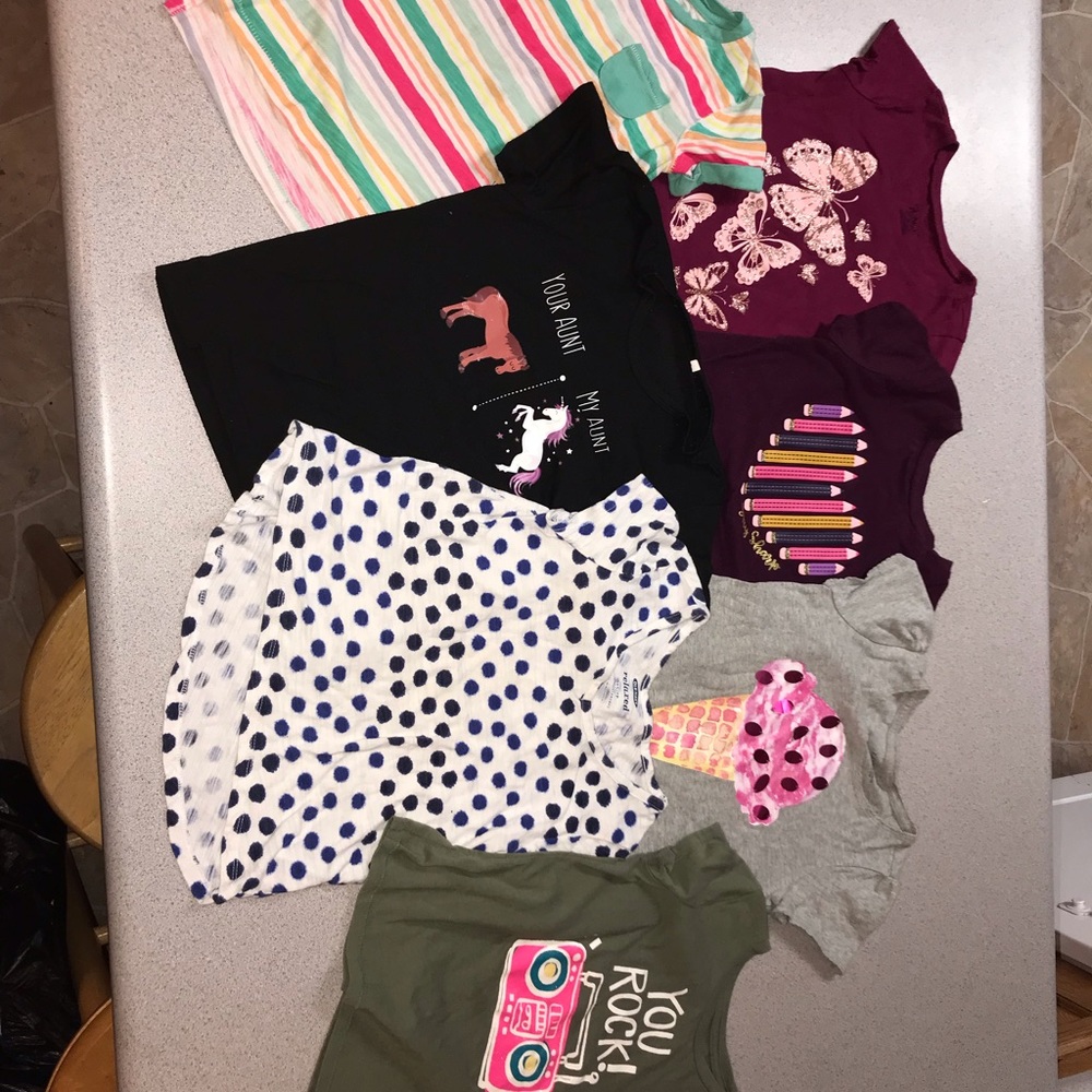 7 short sleeve shirts